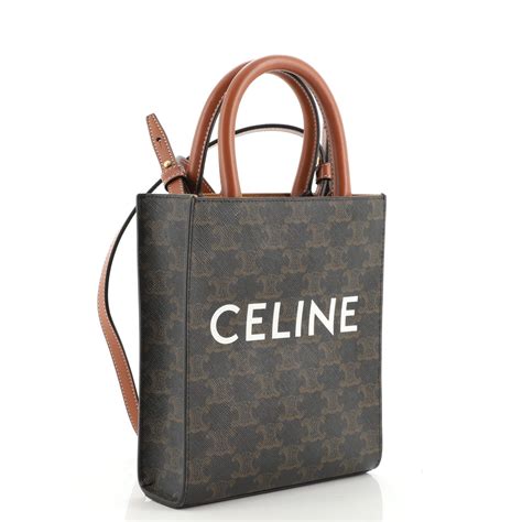 celine canvas tote bags|celine vertical cabas tote.